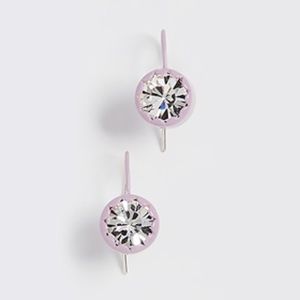 Marc Jacobs Scalloped Lavender Earrings